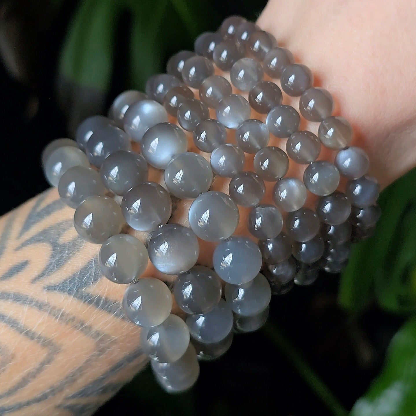 Grey Moonstone Bracelet
