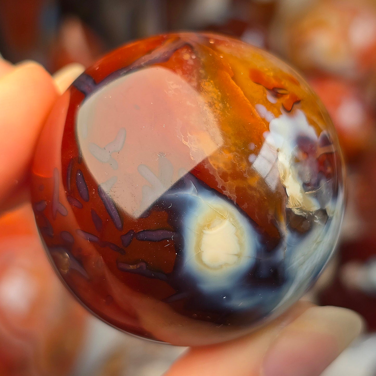 Orca x Carnelian Sphere 🤍