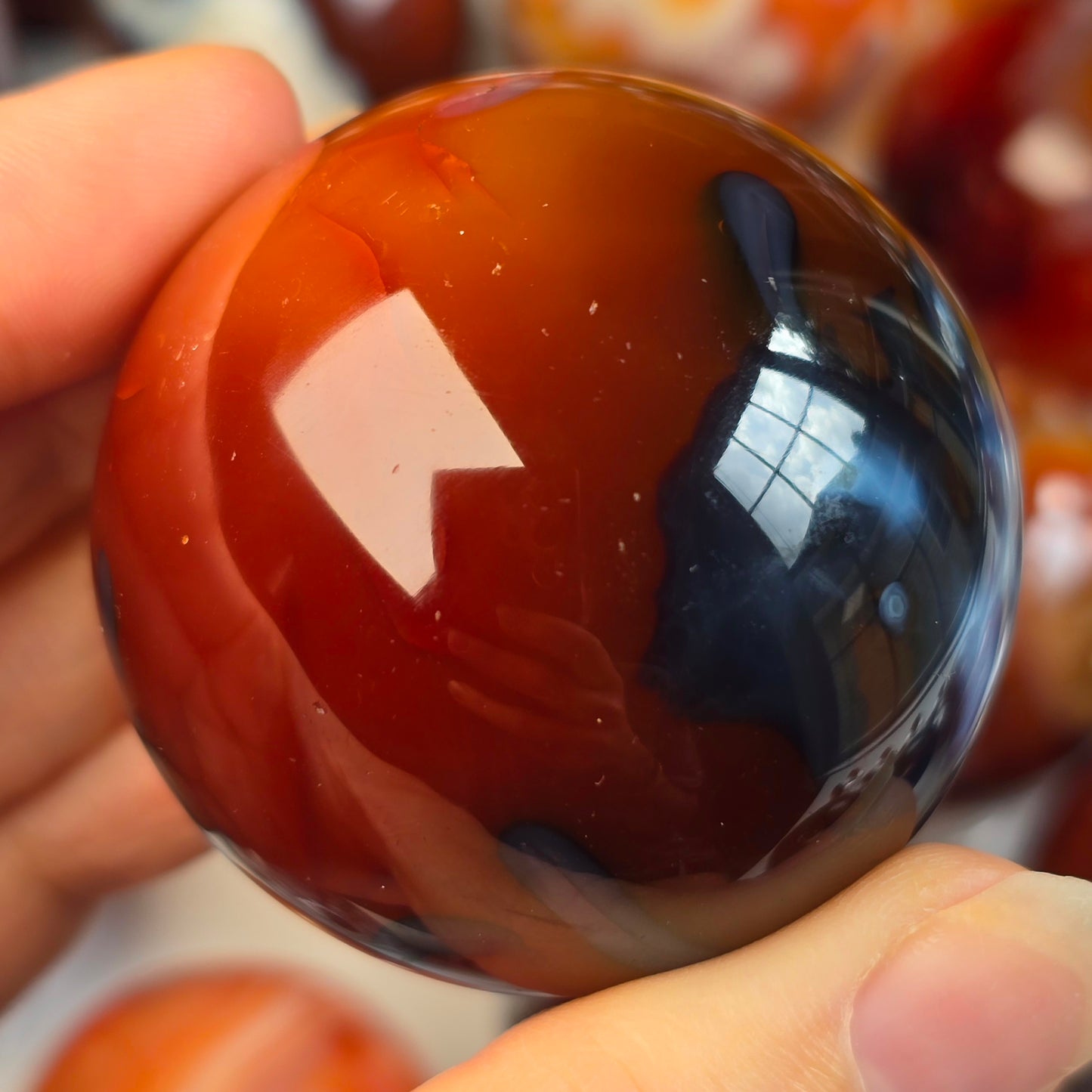 Orca x Carnelian Sphere 🖤
