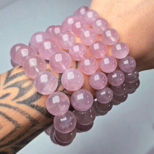 Lavender Rose Quartz Bracelet