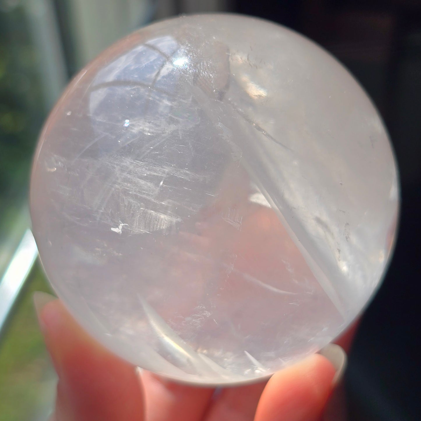Gemmy Girisol Rose Quartz Sphere 🤍
