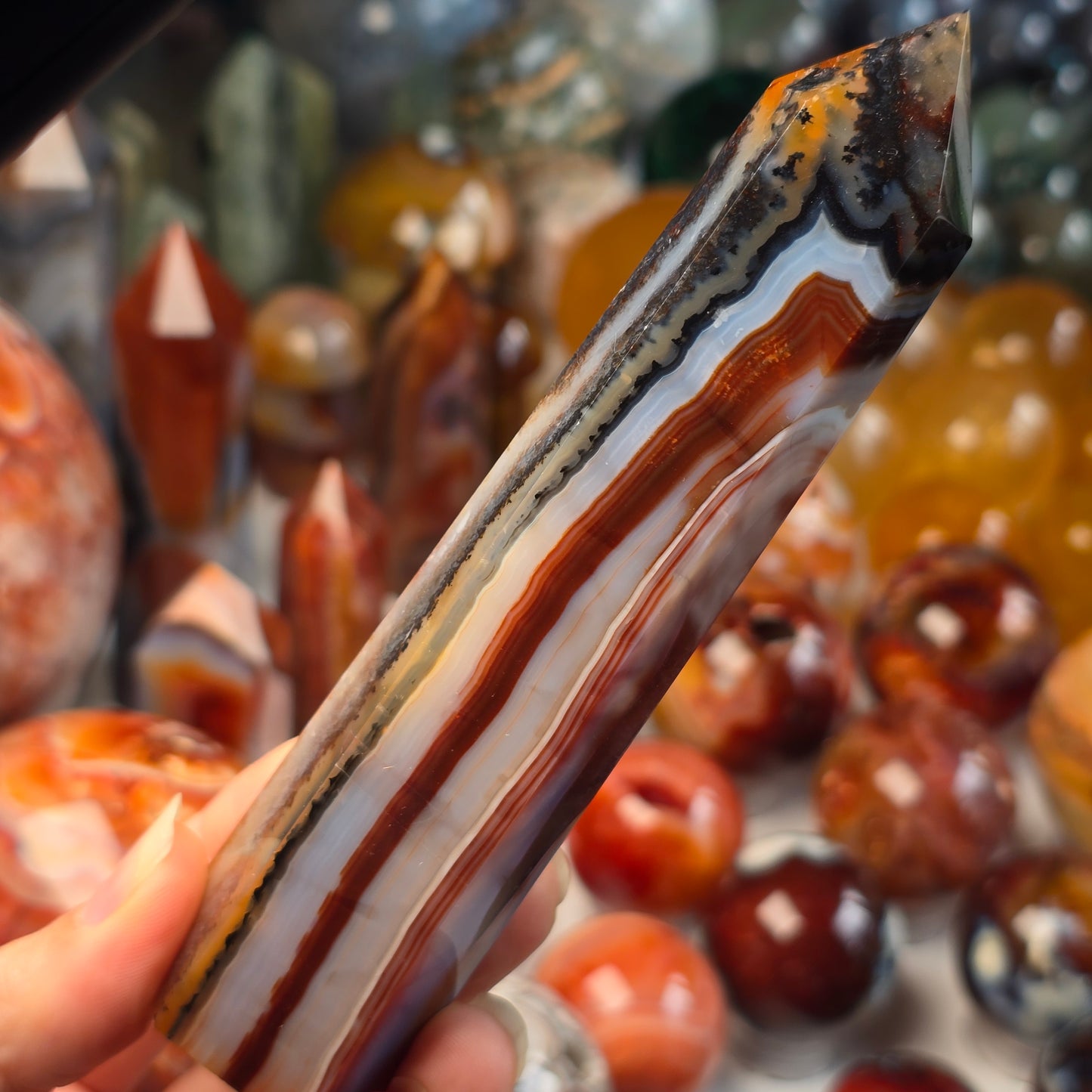 Moody Carnelian Tower 🖤