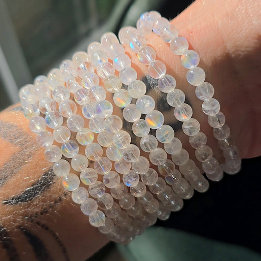 Higg Grade Rainbow Moonstone Bracelet