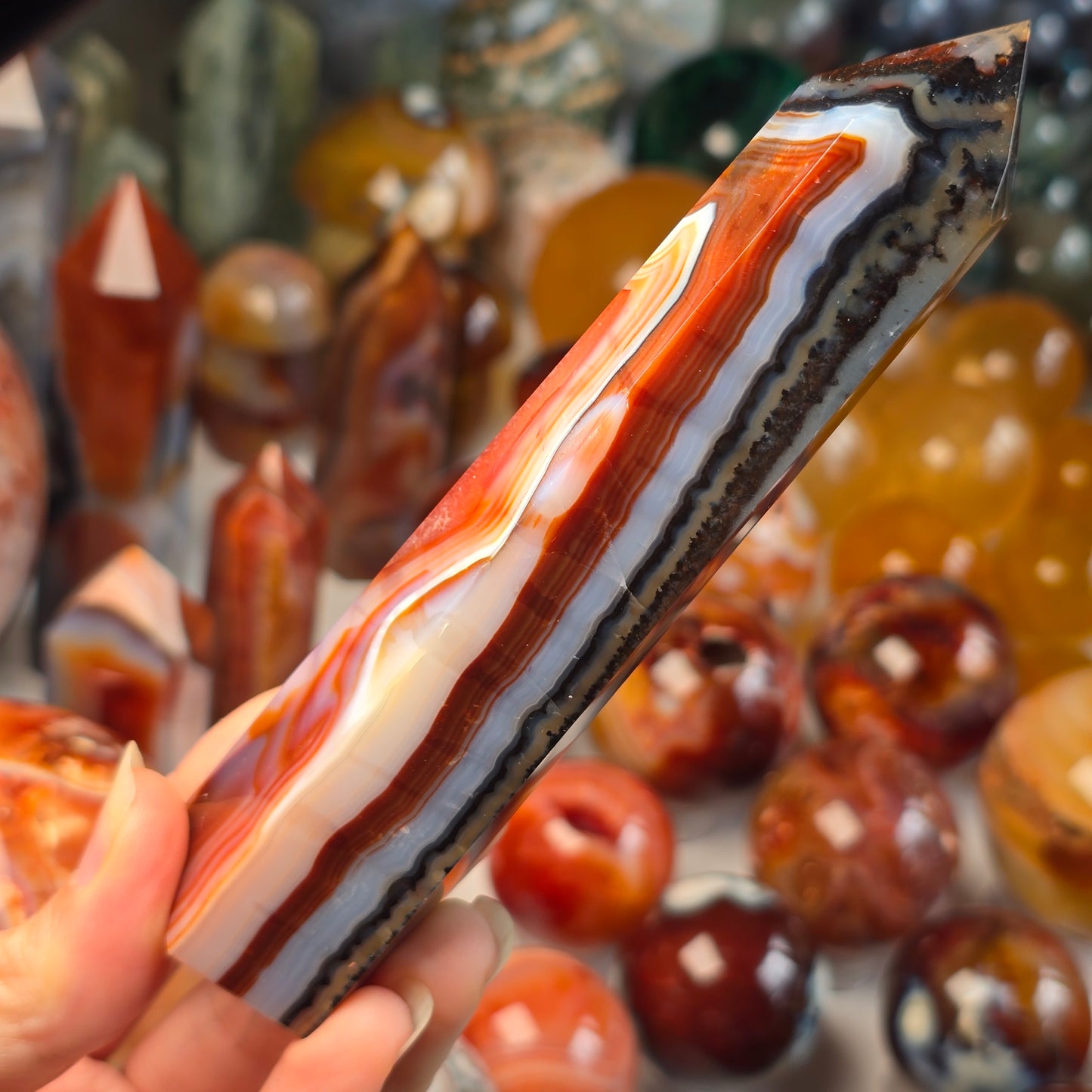 Moody Carnelian Tower 🖤