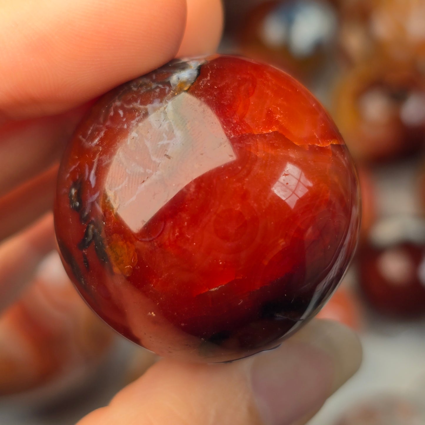 Carnelian Sphere ❤️