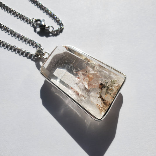 Enhydro Crystal Pendant