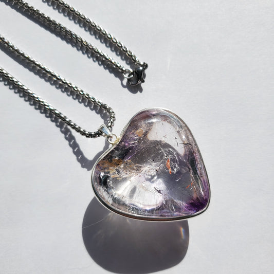 Amethyst Enhydro Crystal Pendant