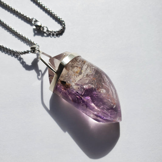 Amethyst Enhydro Crystal Pendant