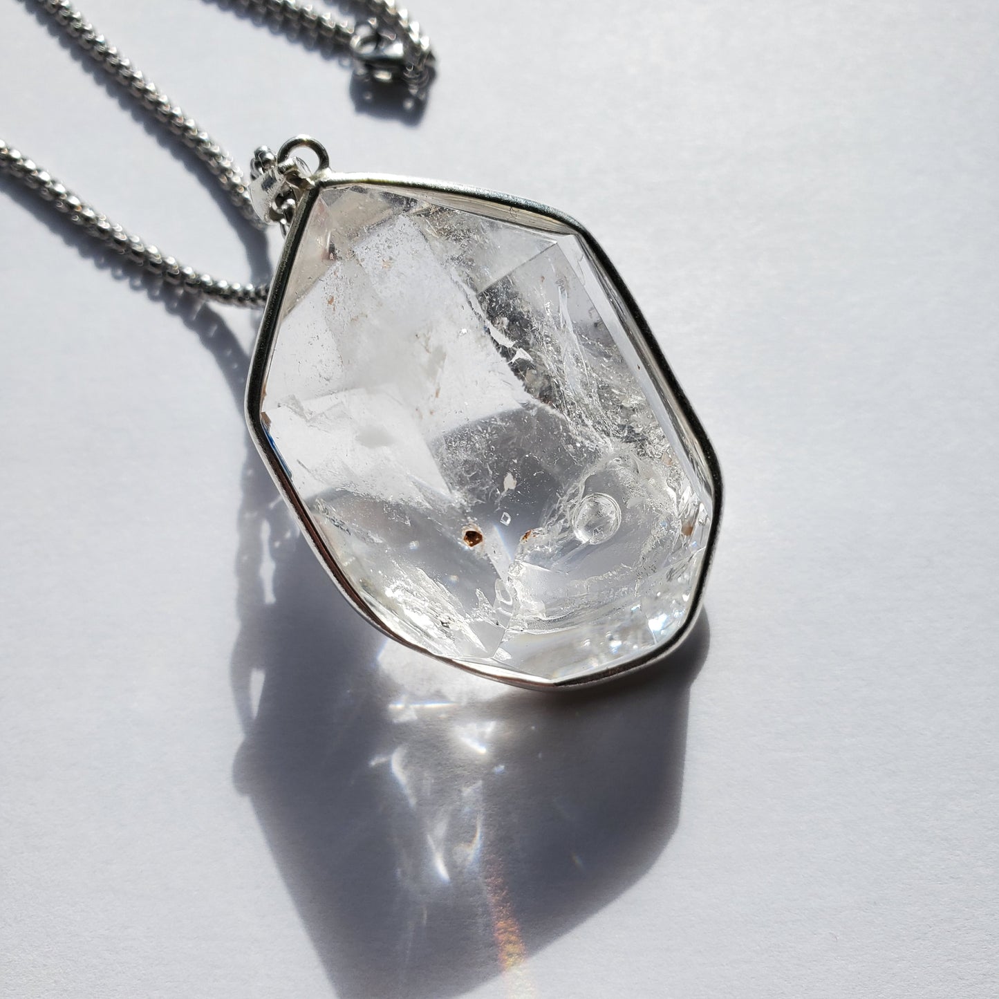 Enhydro Crystal Pendant