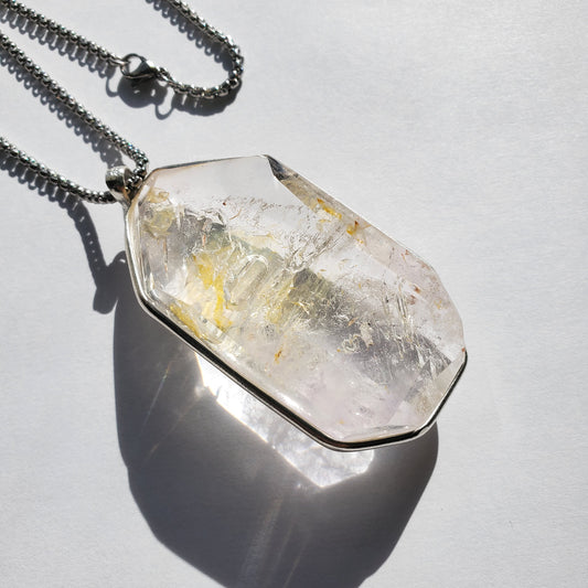 Enhydro Crystal Pendant